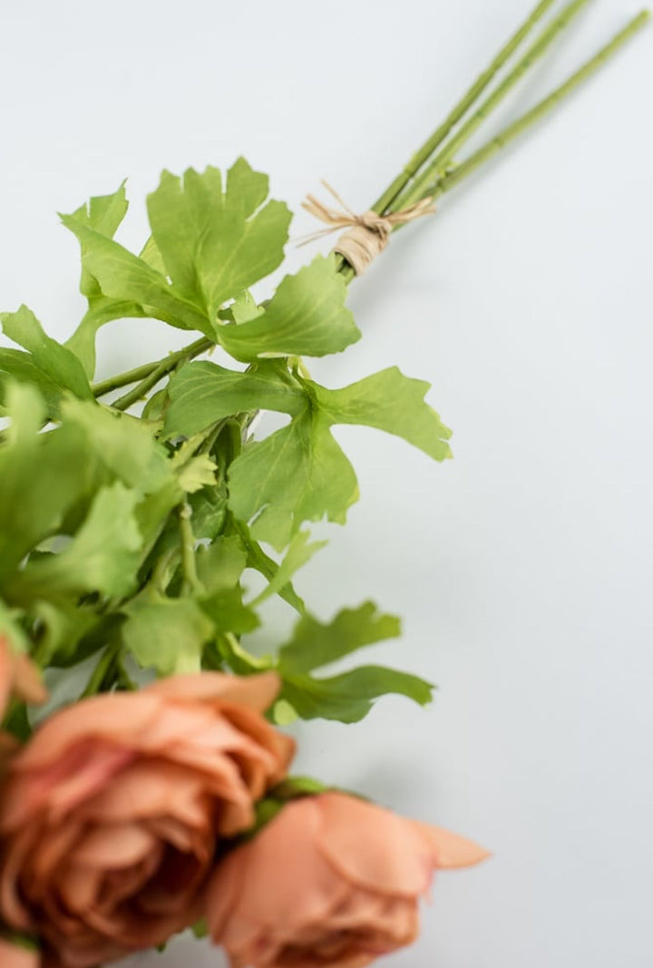 Creamy peach ranunculus bundle - Greenery Marketartificial flowers27039