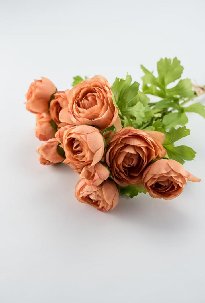 Creamy peach ranunculus bundle - Greenery Marketartificial flowers27039