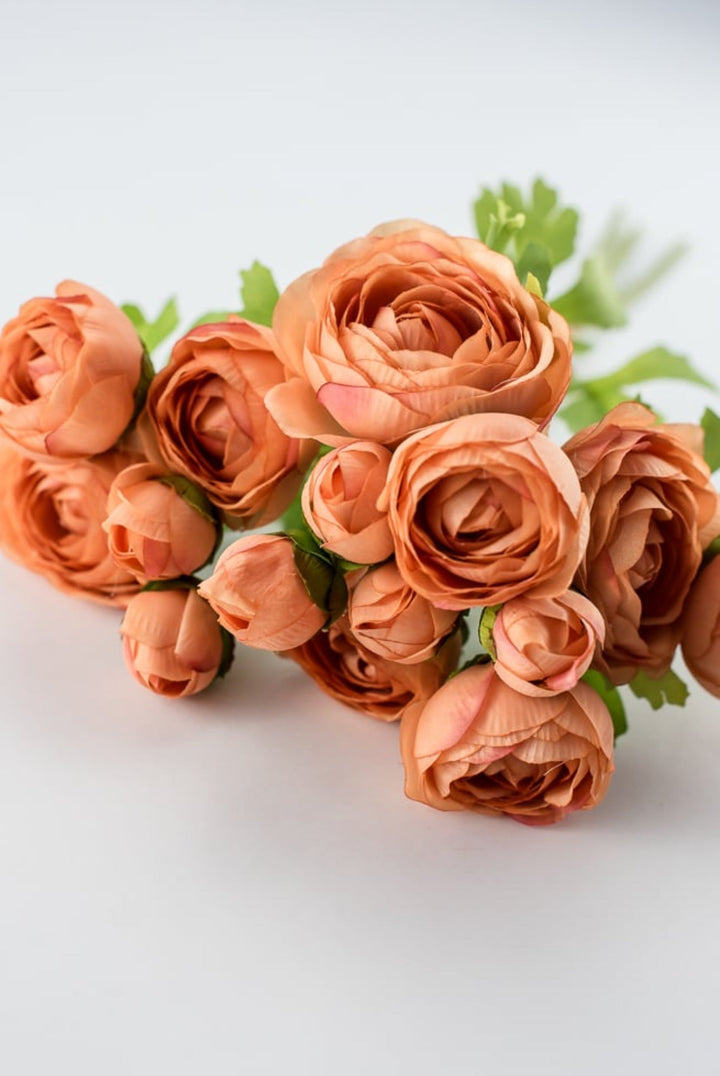 Creamy peach ranunculus bundle - Greenery Marketartificial flowers27039