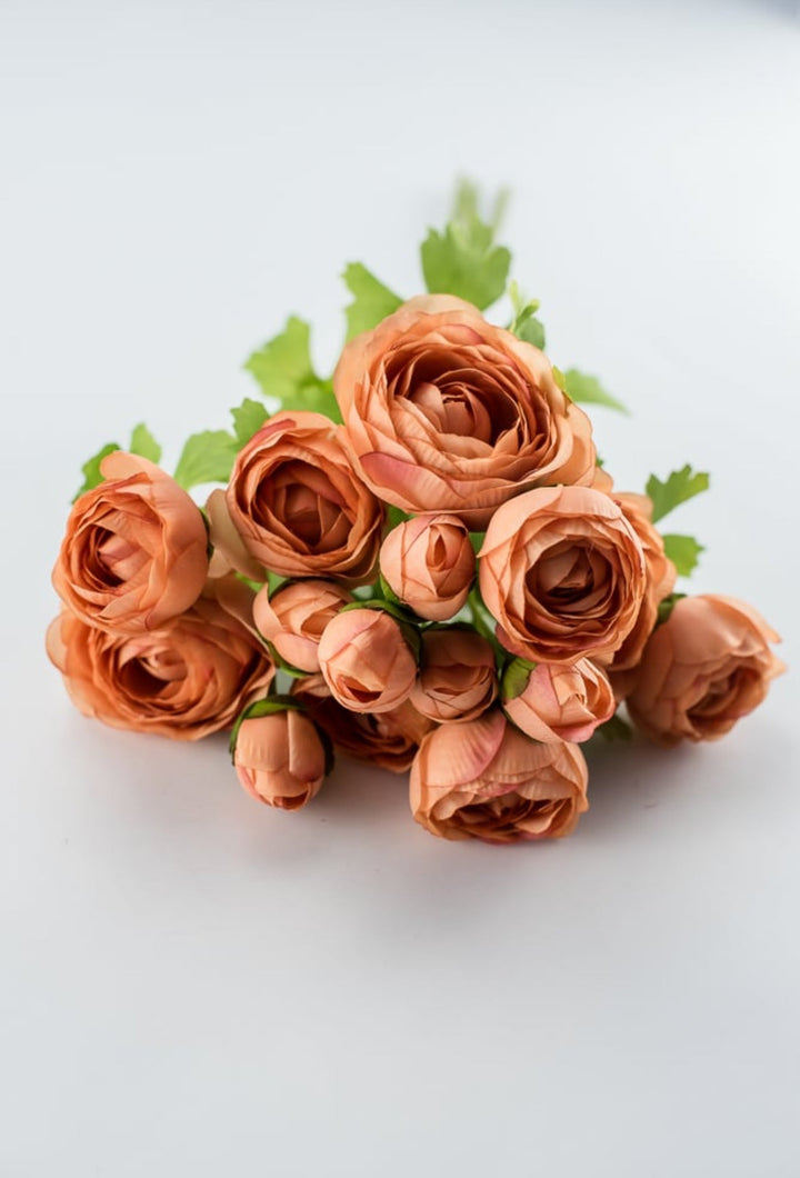Creamy peach ranunculus bundle - Greenery Marketartificial flowers27039