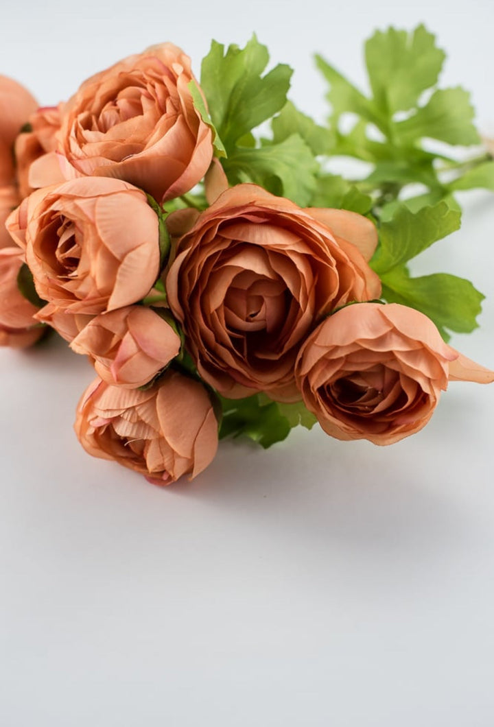 Creamy peach ranunculus bundle - Greenery Marketartificial flowers27039