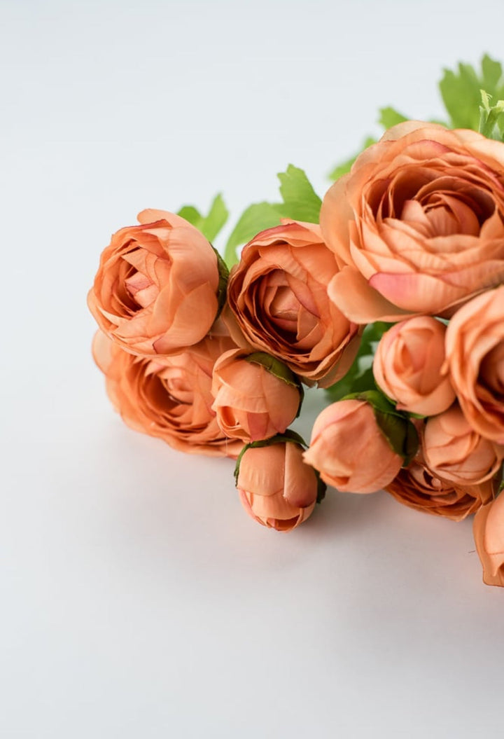 Creamy peach ranunculus bundle - Greenery Marketartificial flowers27039