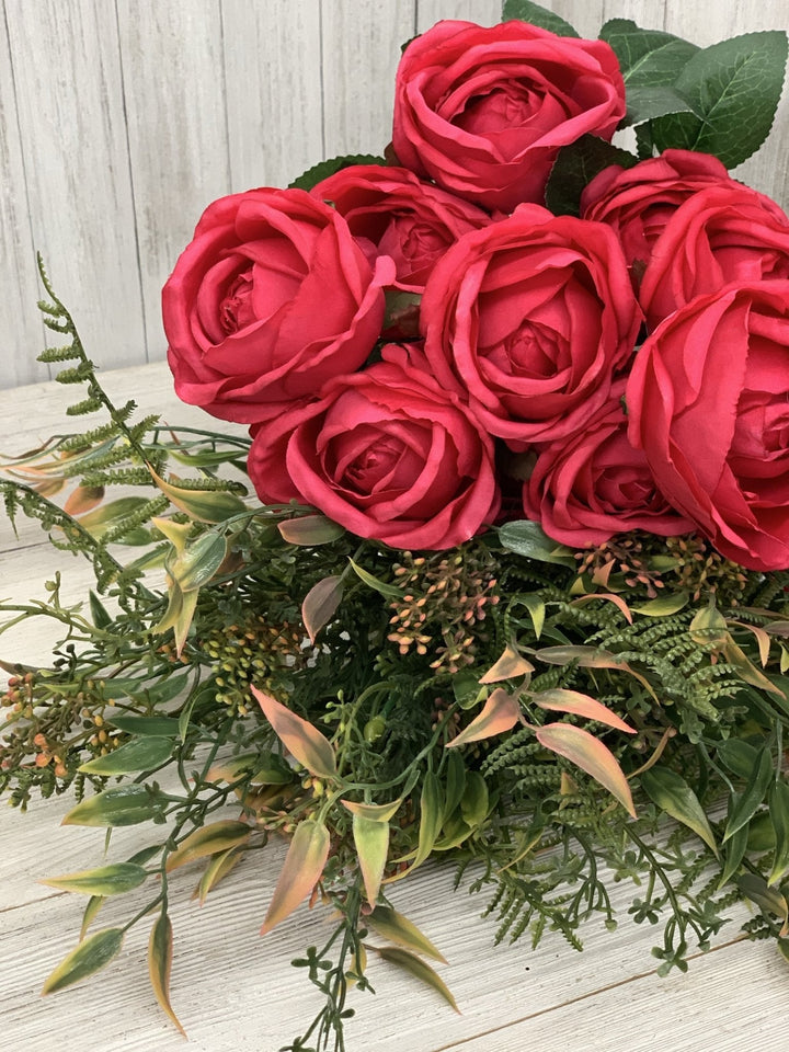 Everyone’s favorite Mixed greenery bush, pink coral - Greenery MarketgreeneryGM1112GNPK