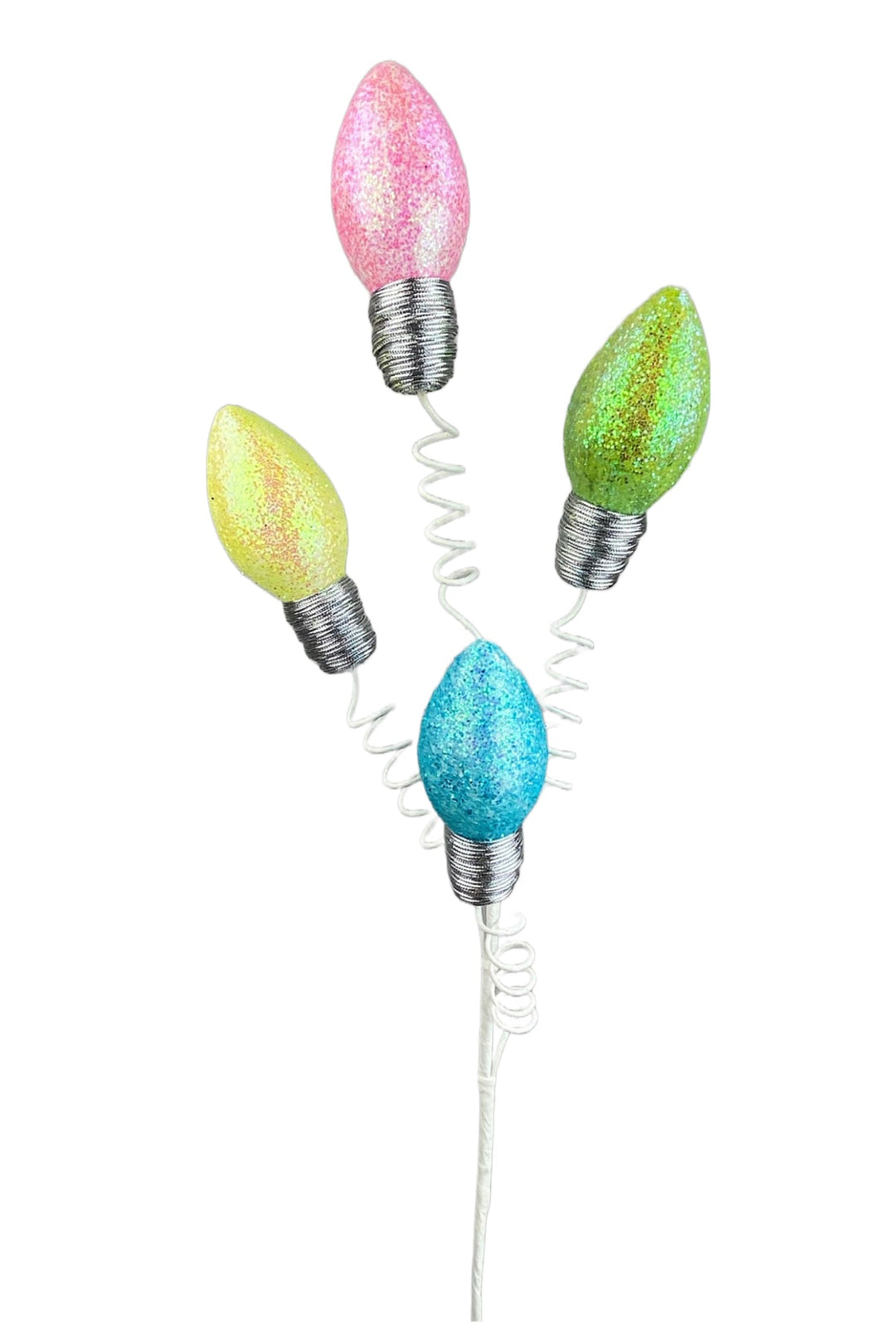 glittered light bulb spray - Greenery Market85804MIX