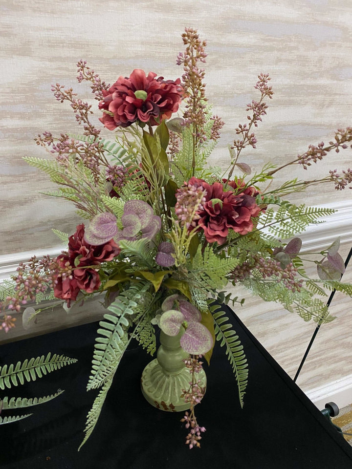 Gray green fern Bush x 2 bushes - Greenery Market greenery