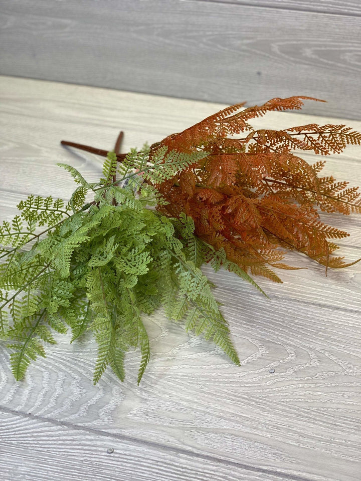 Gray green fern Bush x 2 bushes - Greenery Market greenery