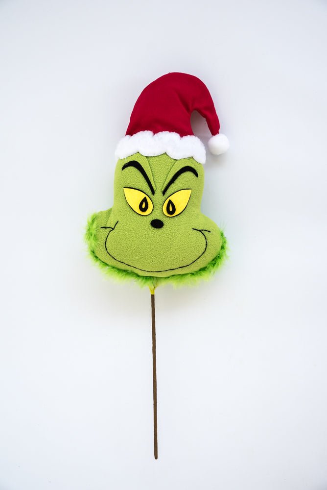 Green fluffy monster head - Greenery MarketPicks85513RWG