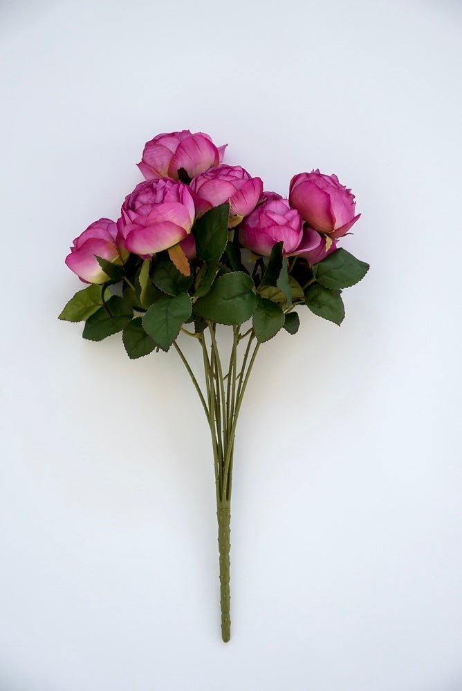 Magenta cabbage rose bush - Greenery Marketartificial flowers27182