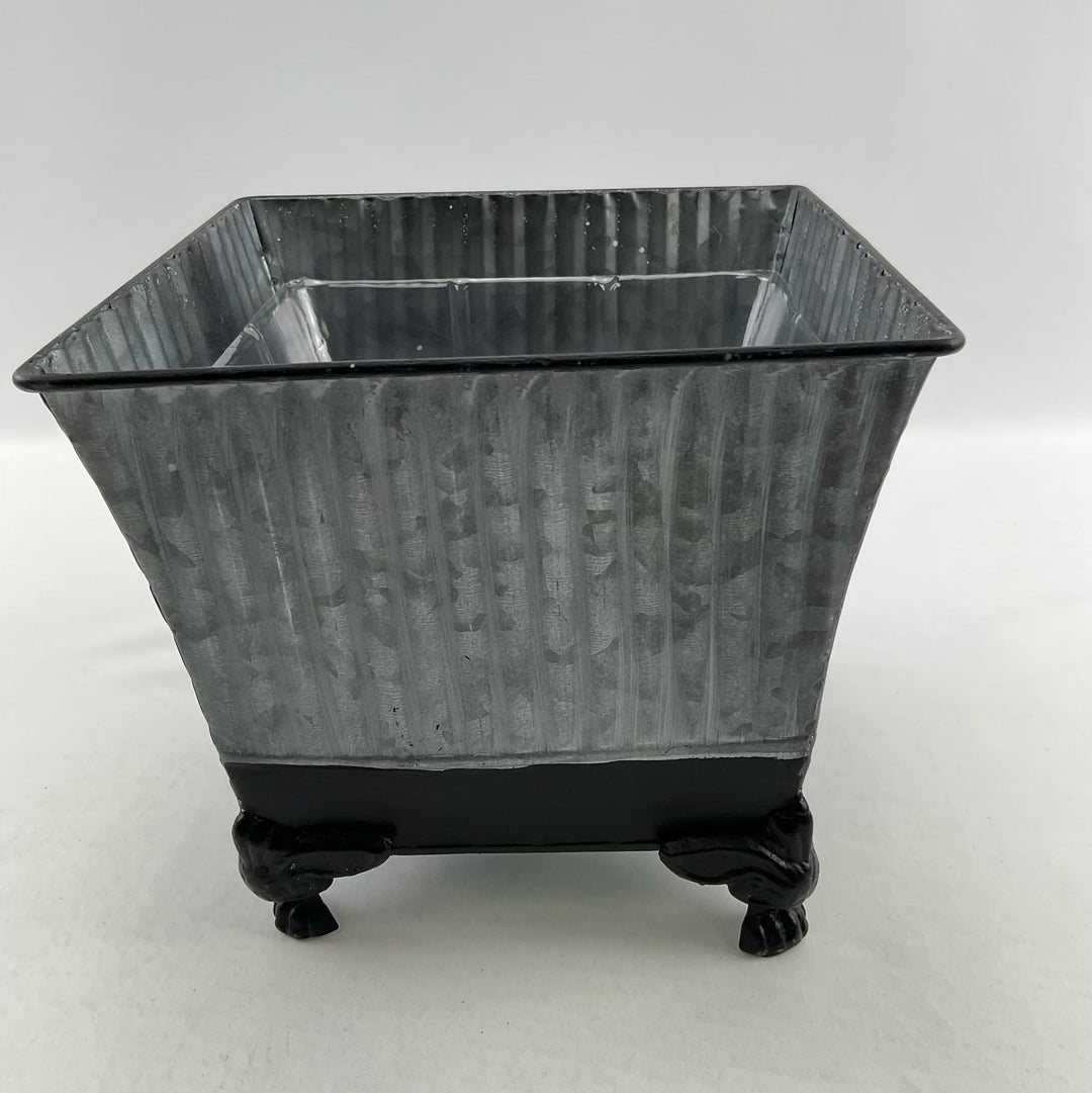 Metal container with legs for floral designs - large size - Greenery MarketVases170wb-L