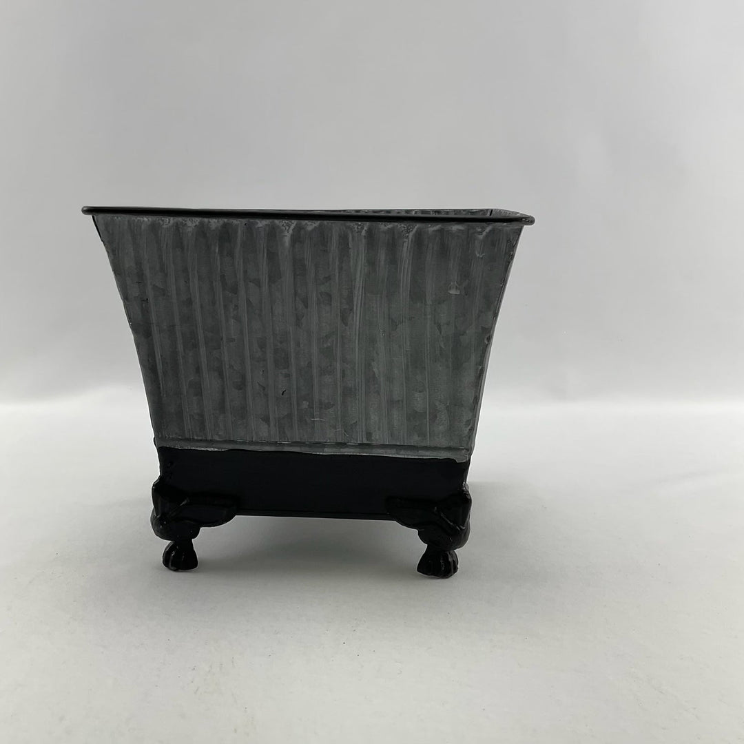 Metal container with legs for floral designs - large size - Greenery MarketVases170wb-L