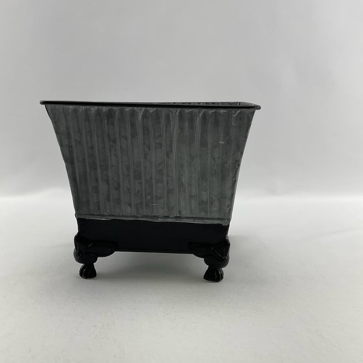 Metal container with legs for floral designs - large size - Greenery MarketVases170wb-L