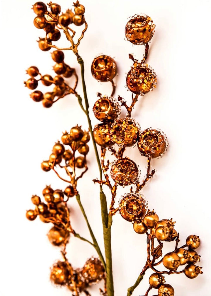Metallic crater and currant spray - copper - Greenery MarketXg896-COP
