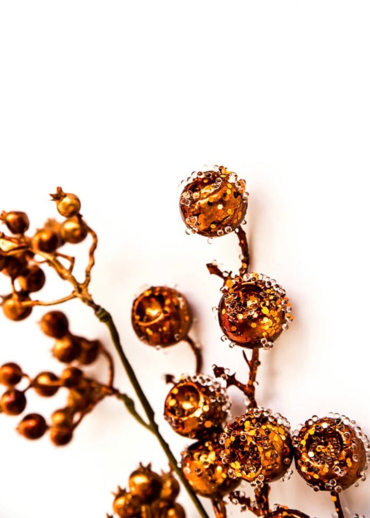 Metallic crater and currant spray - copper - Greenery MarketXg896-COP