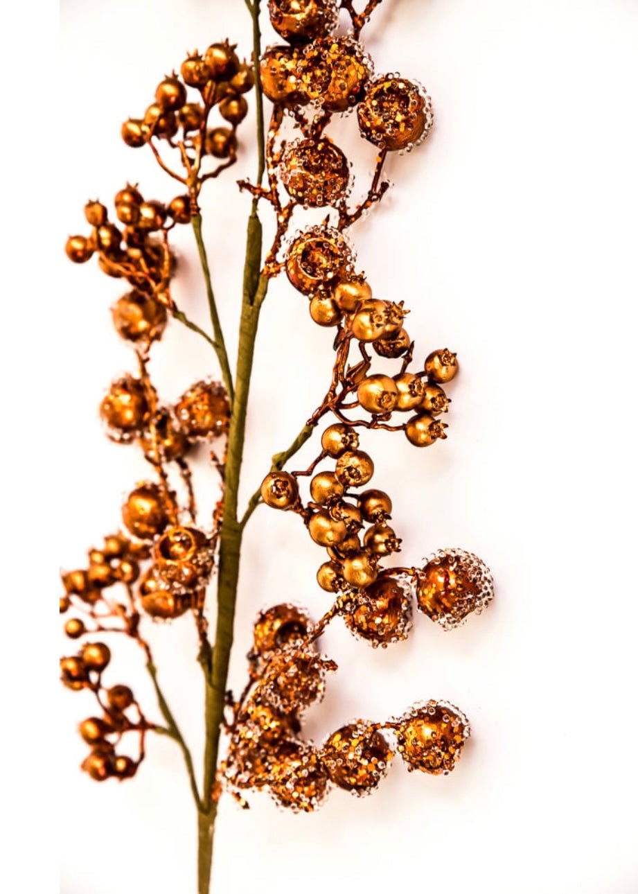 Metallic crater and currant spray - copper - Greenery MarketXg896-COP