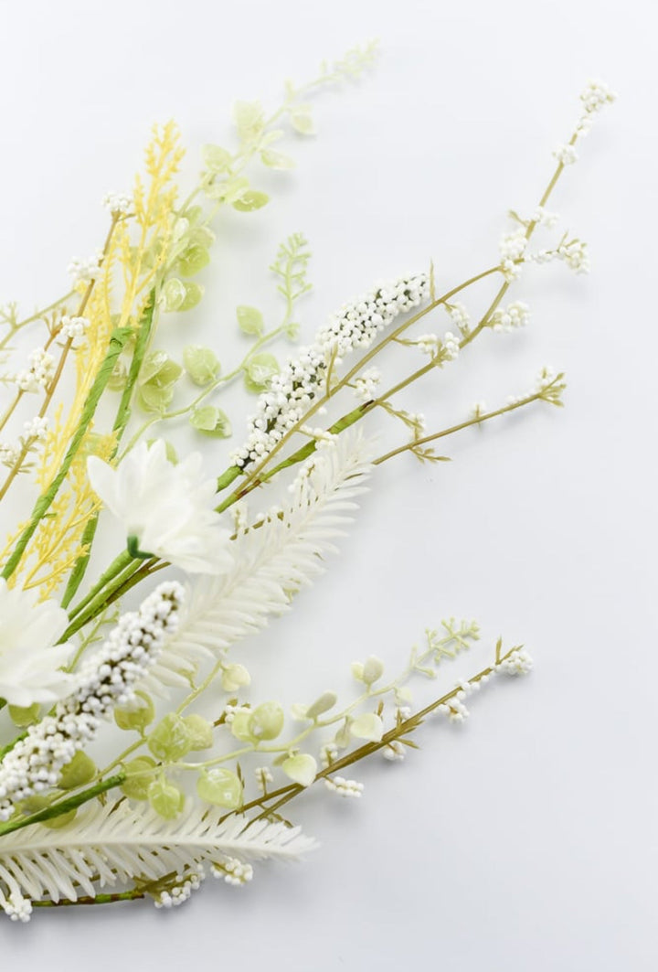 Mixed flower pick - cream - Greenery MarketArtificial Flora40001-CR