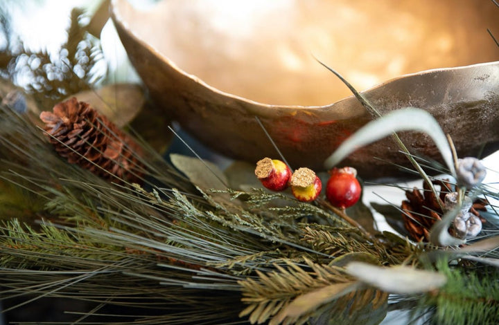 Mixed Pine and eucalyptus garland - Greenery Market26458