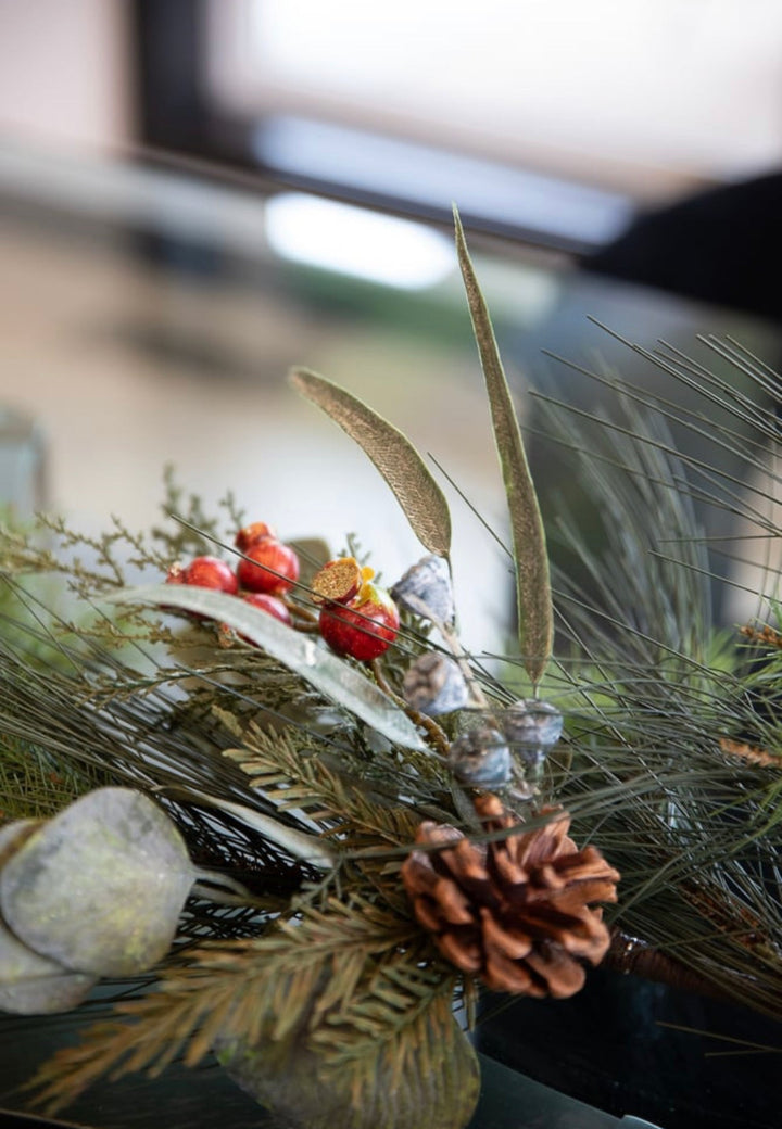 Mixed Pine and eucalyptus garland - Greenery Market26458