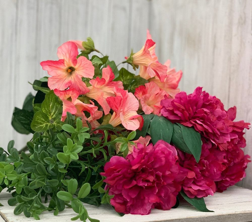 Petunia flowers, morning glory, pink - Greenery Marketartificial flowers25798