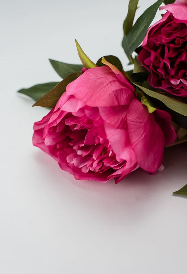 Pink Peony artificial flower bush - Greenery Marketartificial flowers25788