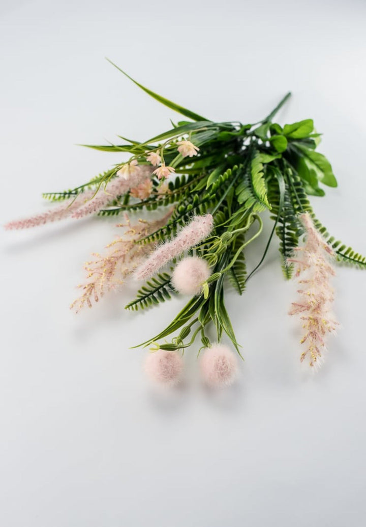 Pink pompom bush, light pink - Greenery Marketartificial flowers83358-pk