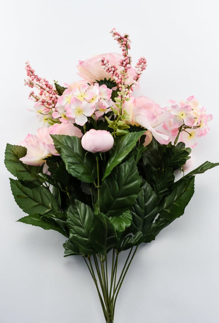 Pink Poppy hydrangea mixed bush - Greenery Market25859