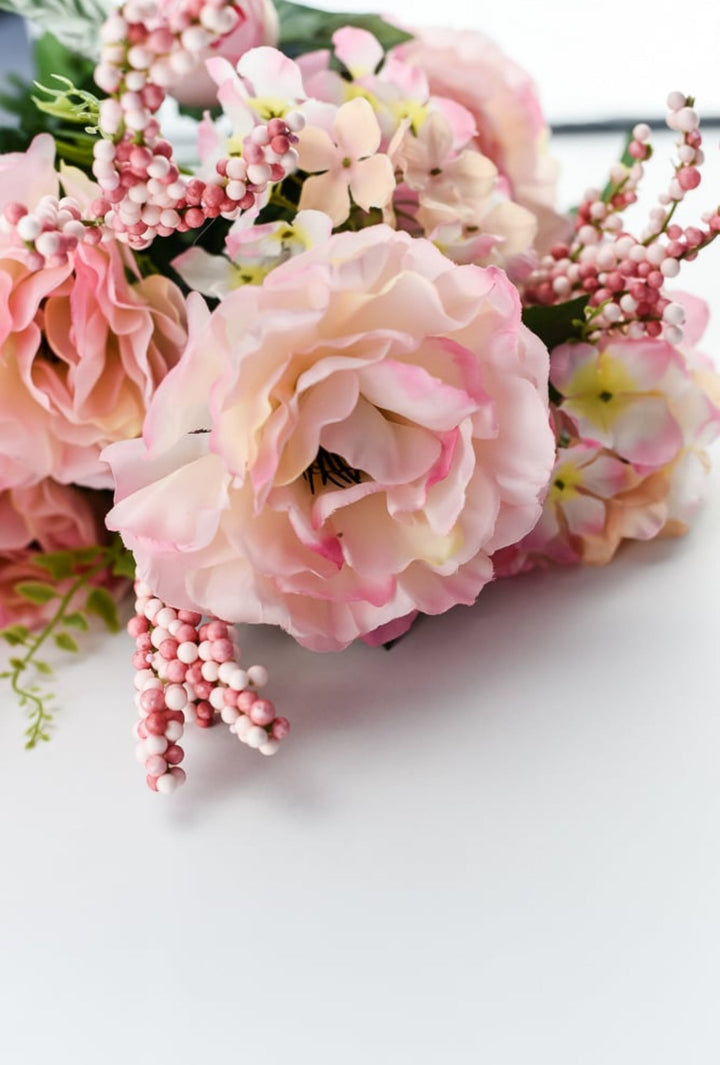 Pink Poppy hydrangea mixed bush - Greenery Market25859