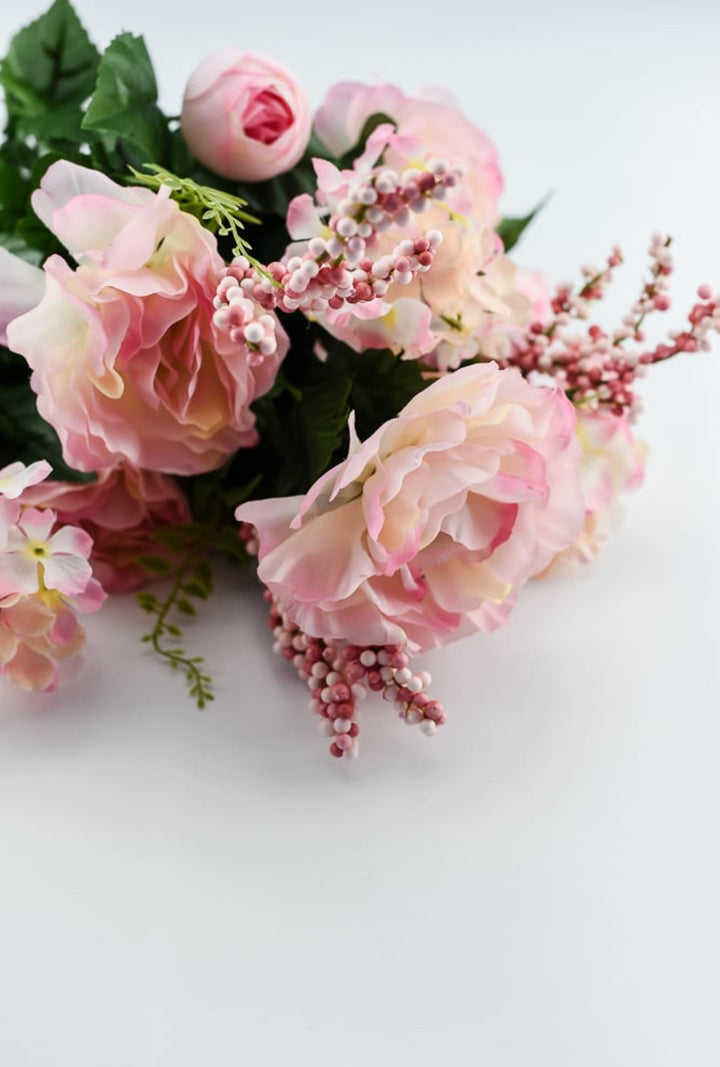 Pink Poppy hydrangea mixed bush - Greenery Market25859