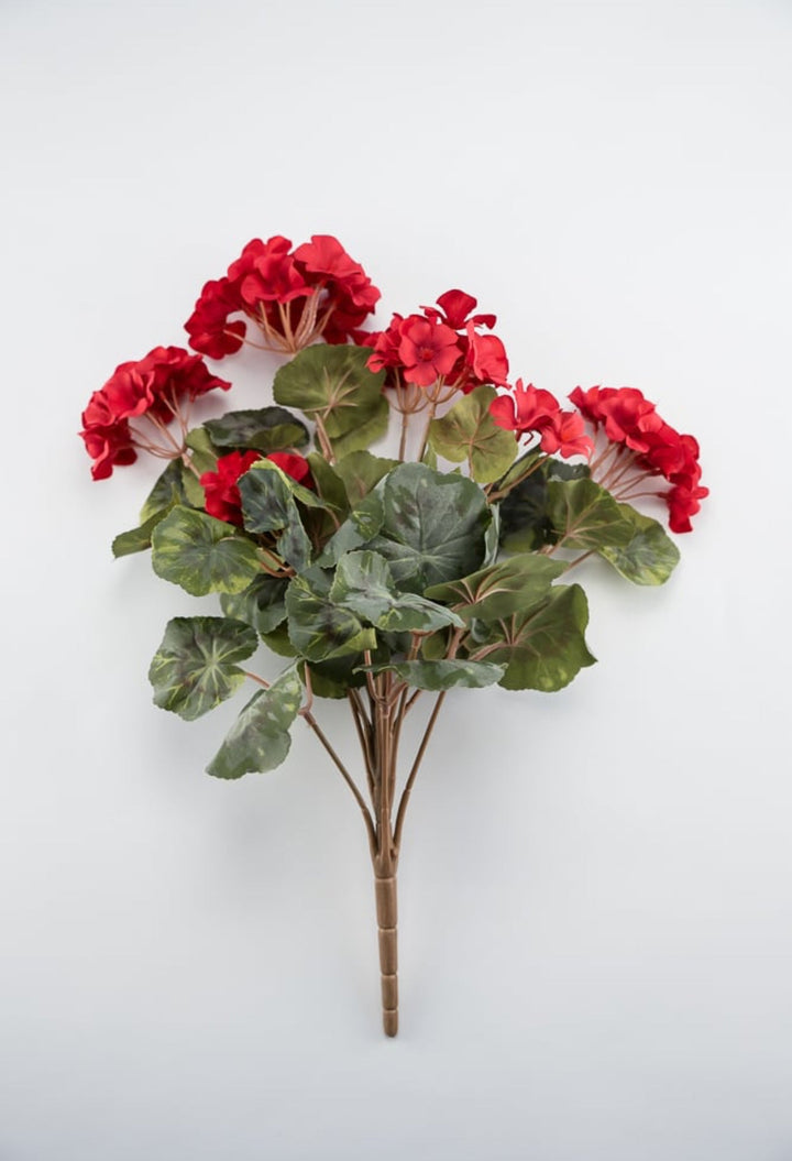 Red Geranium, Artificial geraniums - Greenery Marketartificial flowers30631rd