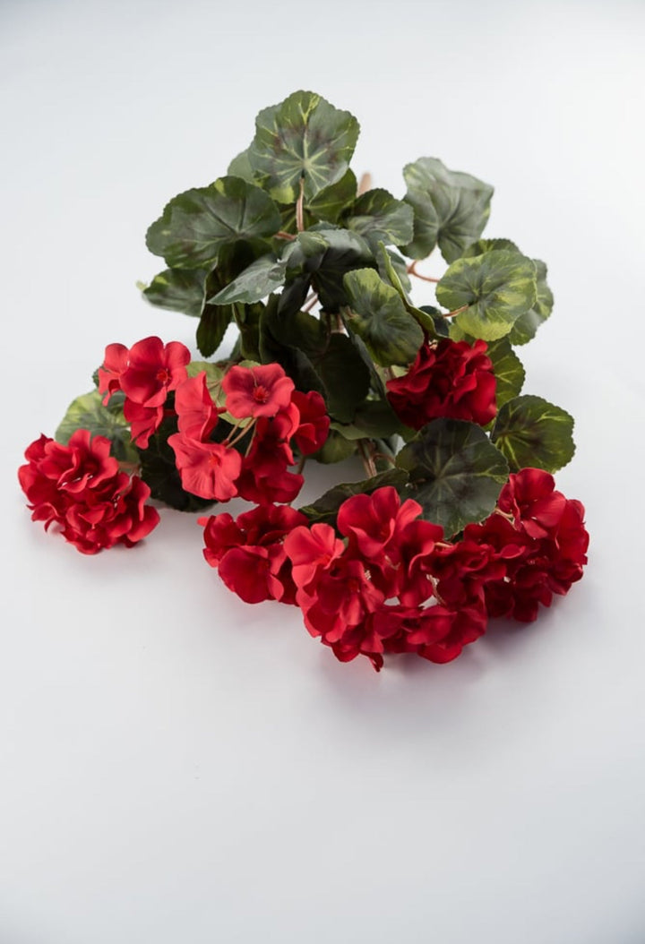 Red Geranium, Artificial geraniums - Greenery Marketartificial flowers30631rd