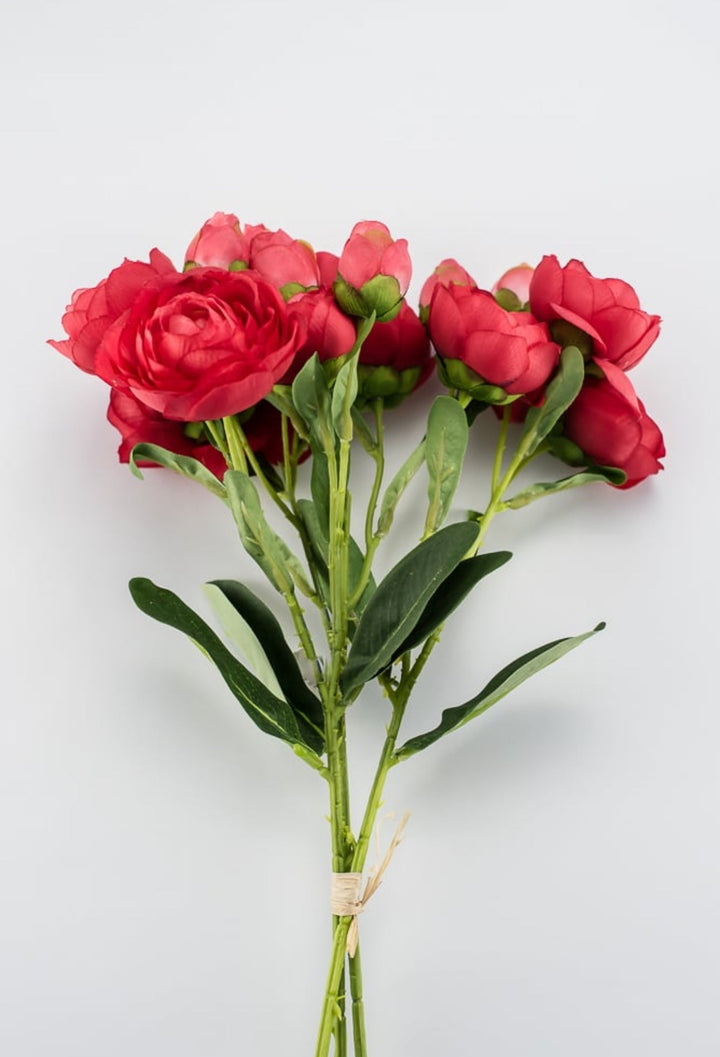 Red melon ranunculus bundle - Greenery Marketartificial flowers26032