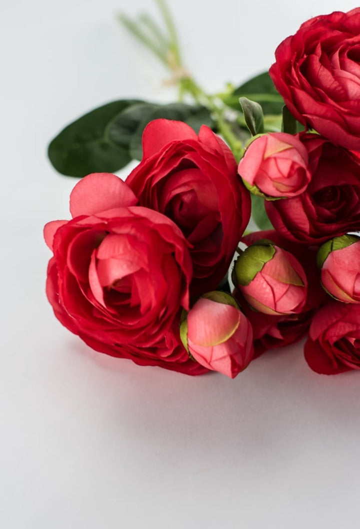 Red melon ranunculus bundle - Greenery Marketartificial flowers26032