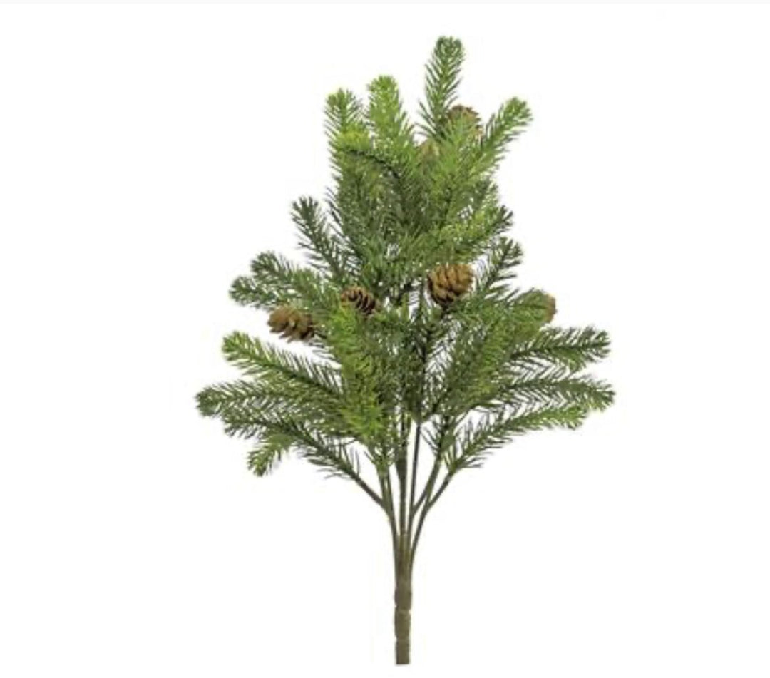 Soft touch noble fir pine bush with cones - Greenery MarketXp2360