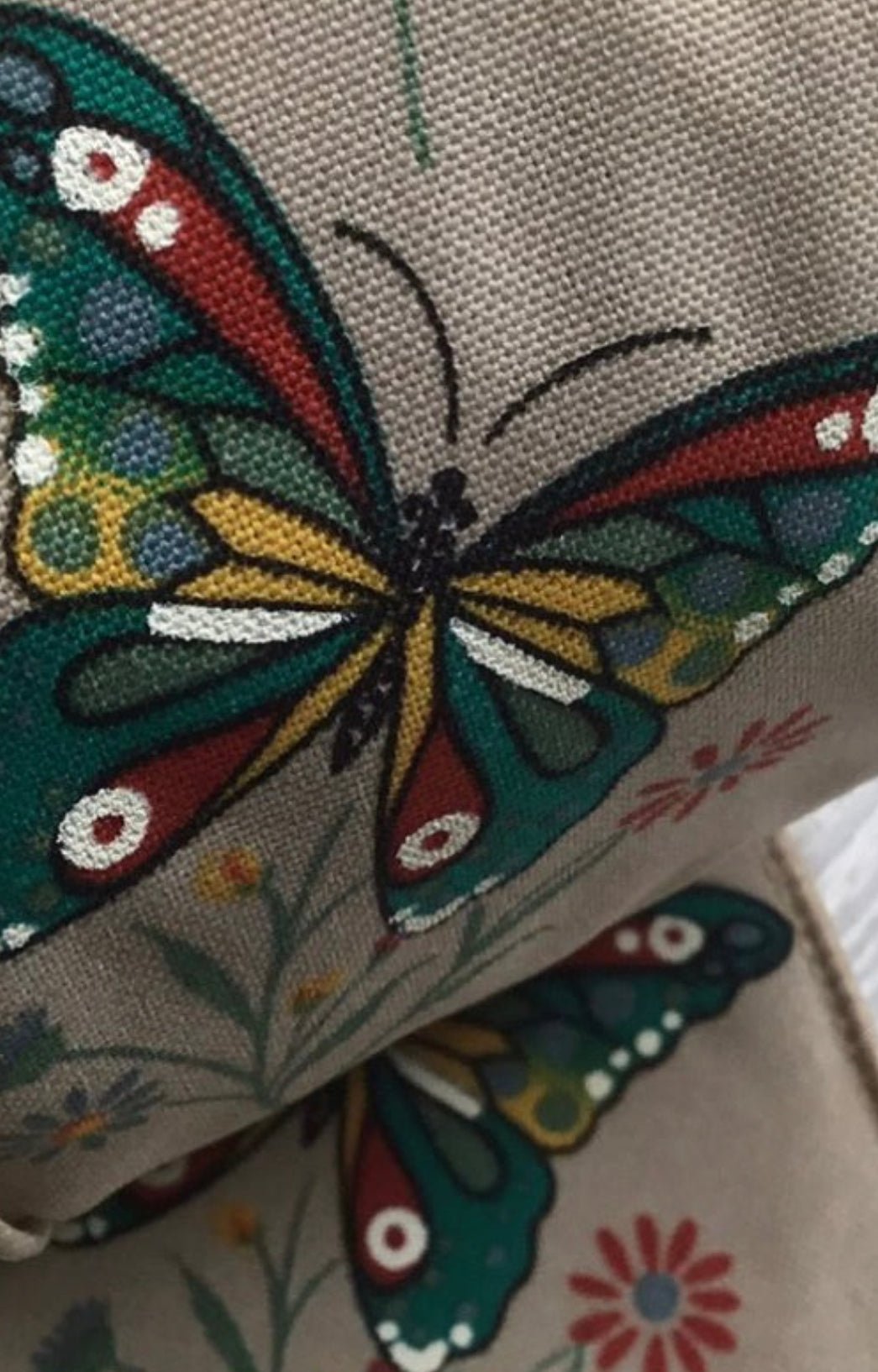 Tan Butterflies and branches wired Ribbon 2.5” - Greenery Marketwired ribbonRge111018