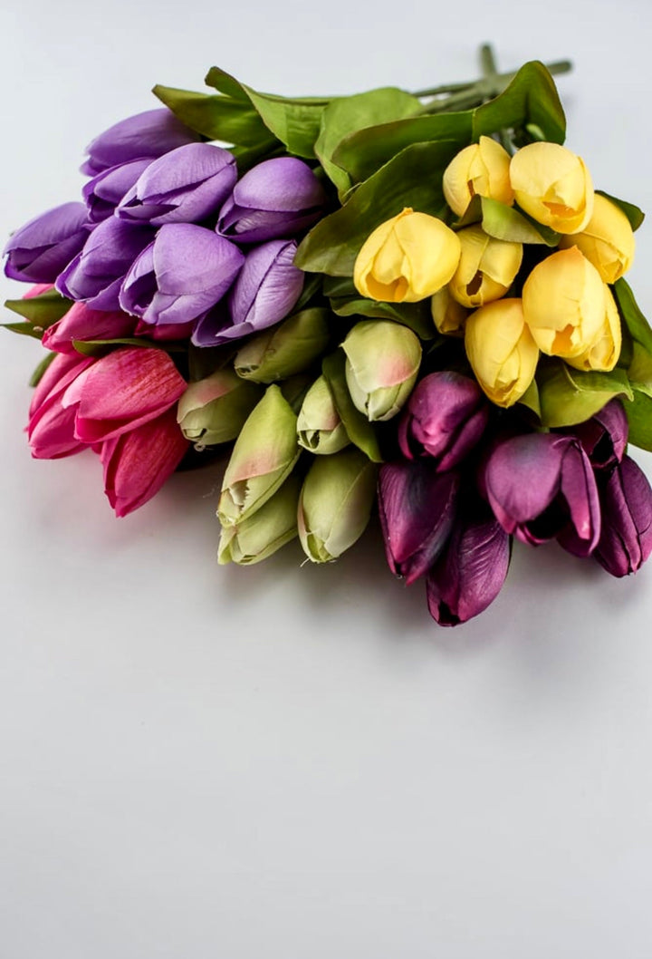 Tulip bush - yellow - Greenery MarketArtificial Flora80310-YEL