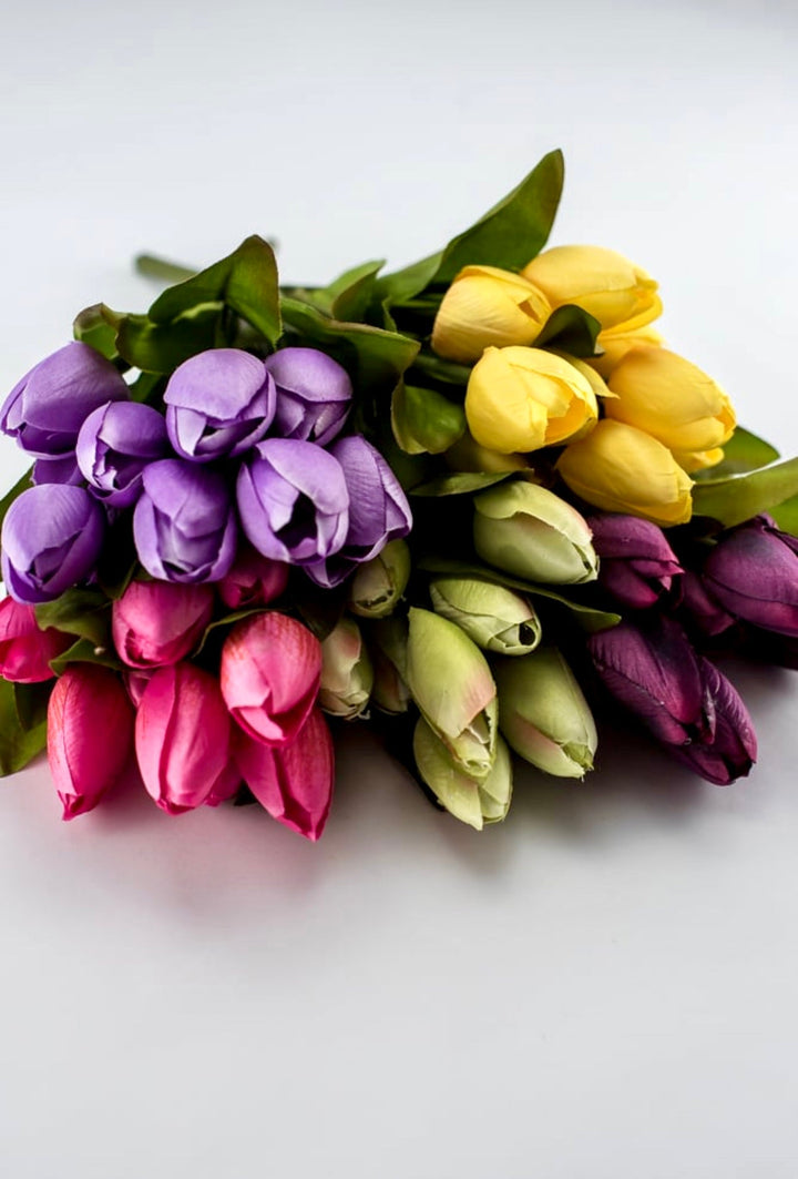 Tulip bush - yellow - Greenery MarketArtificial Flora80310-YEL