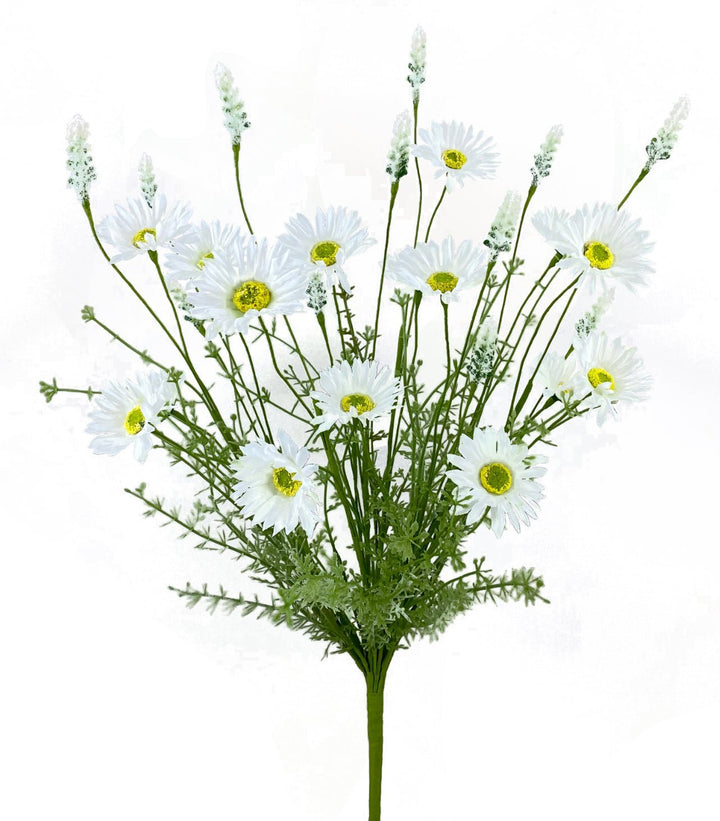 White daisies flower bush - Greenery Marketartificial flowers63307WT