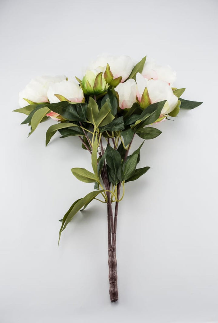 White peony bush, white wedding flowers - Greenery Marketartificial flowers25786