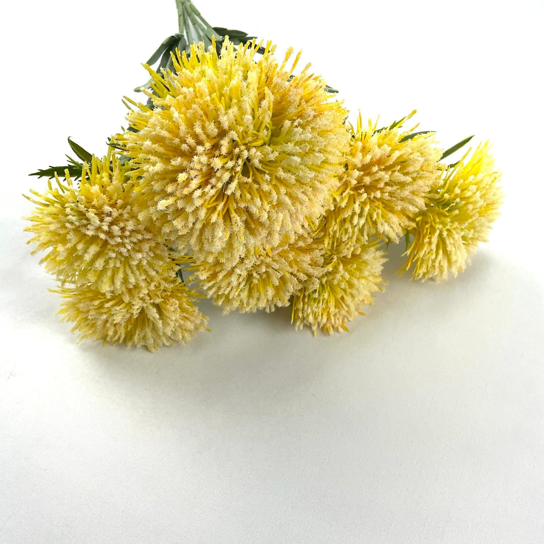 Yellow thistle bush - Greenery Marketartificial flowers27015