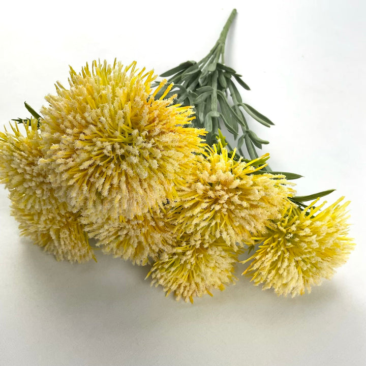 Yellow thistle bush - Greenery Marketartificial flowers27015