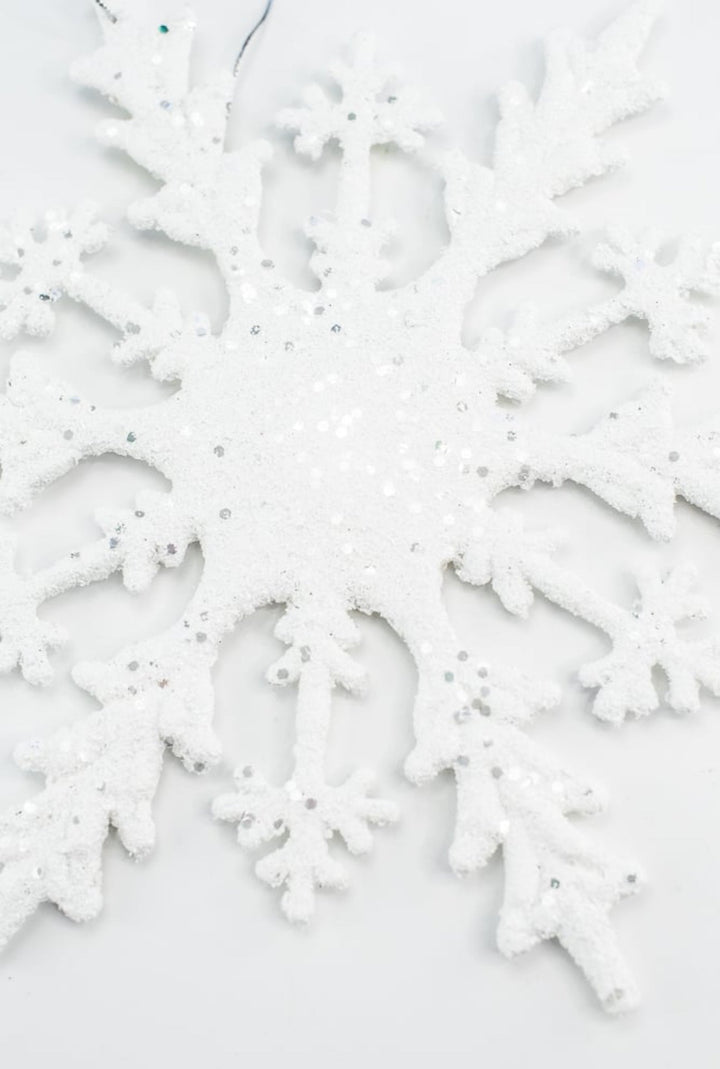 12" Ornament Snowflake - Greenery MarketHoliday Ornaments85944WT