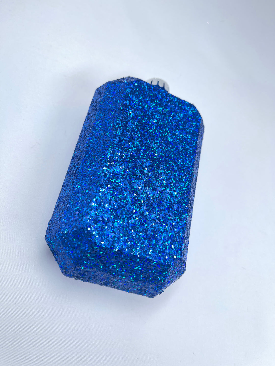 Laser glitter gem ornaments - royal blue