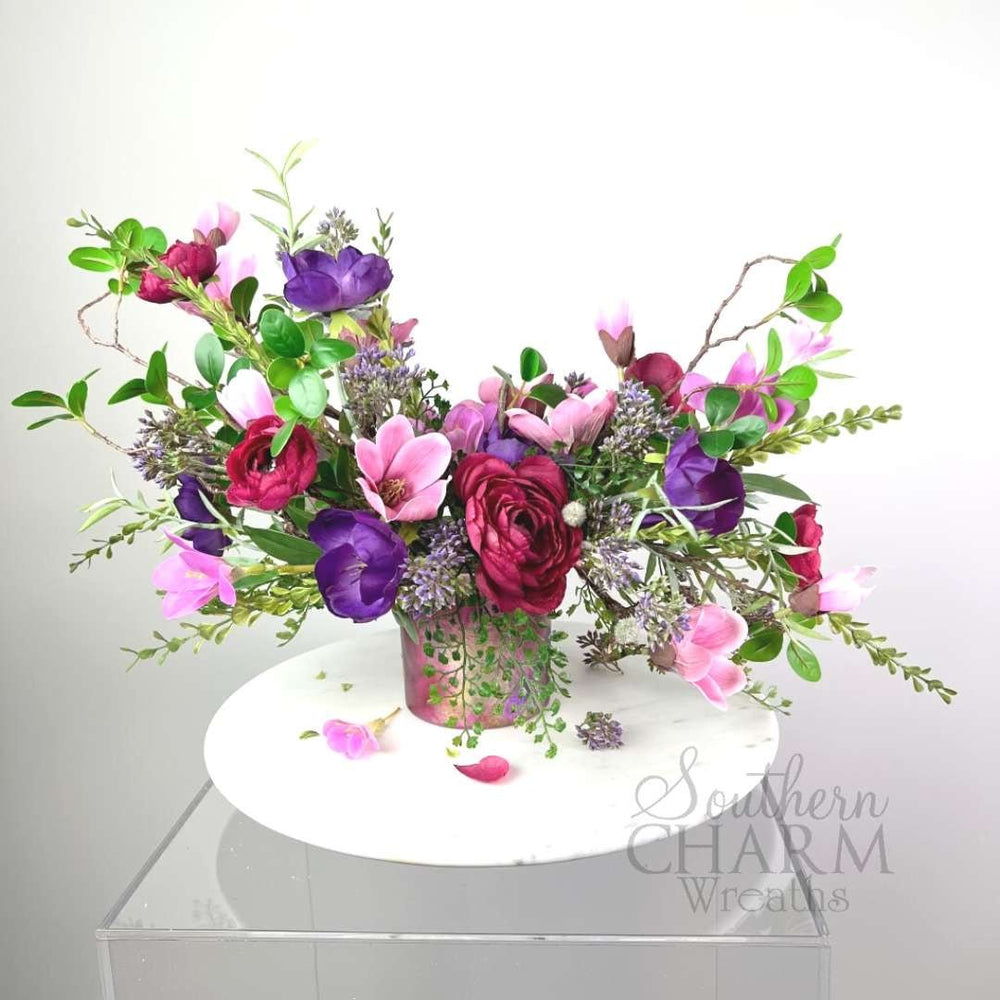 Anemone Poppy spray - purple - Greenery Marketartificial flowers4260 - pu