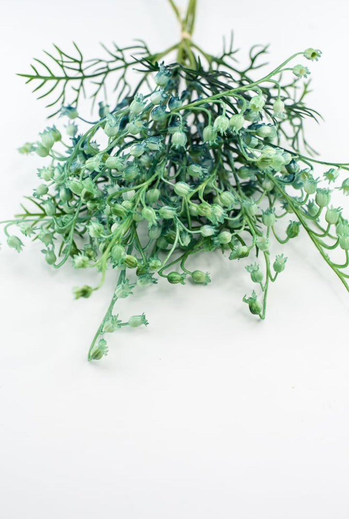 Aqua Blue Mini Bell Flower Bundle - Greenery Market5643 - BG