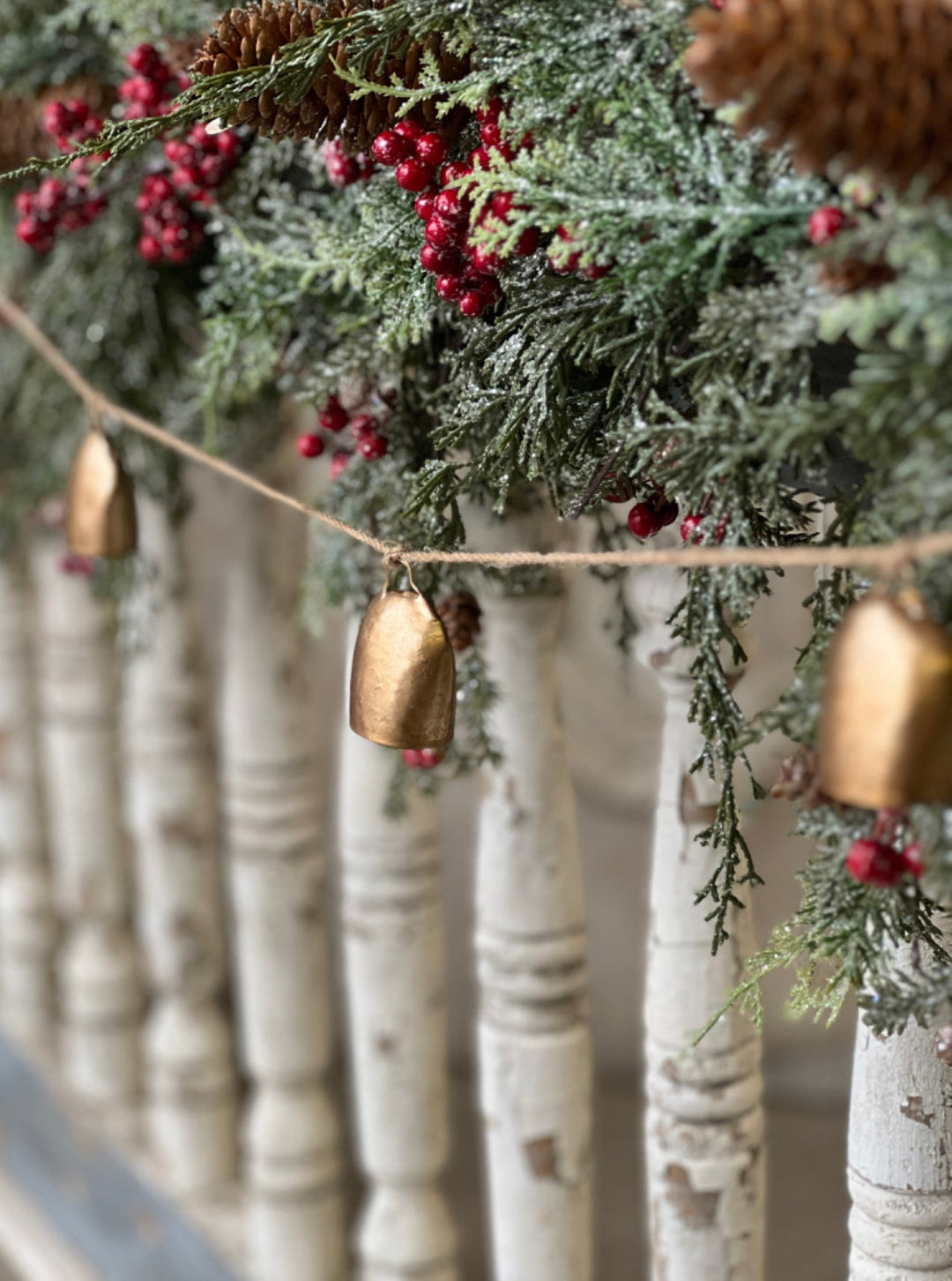 Aria Jingle Bells garland 70” - Greenery MarketSeasonal & Holiday DecorationsQC23517