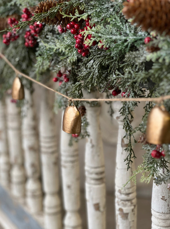 Aria Jingle Bells garland 70” - Greenery MarketSeasonal & Holiday DecorationsQC23517