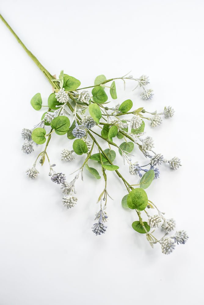 Artificial, Blue Clover Spray - Greenery Market250339