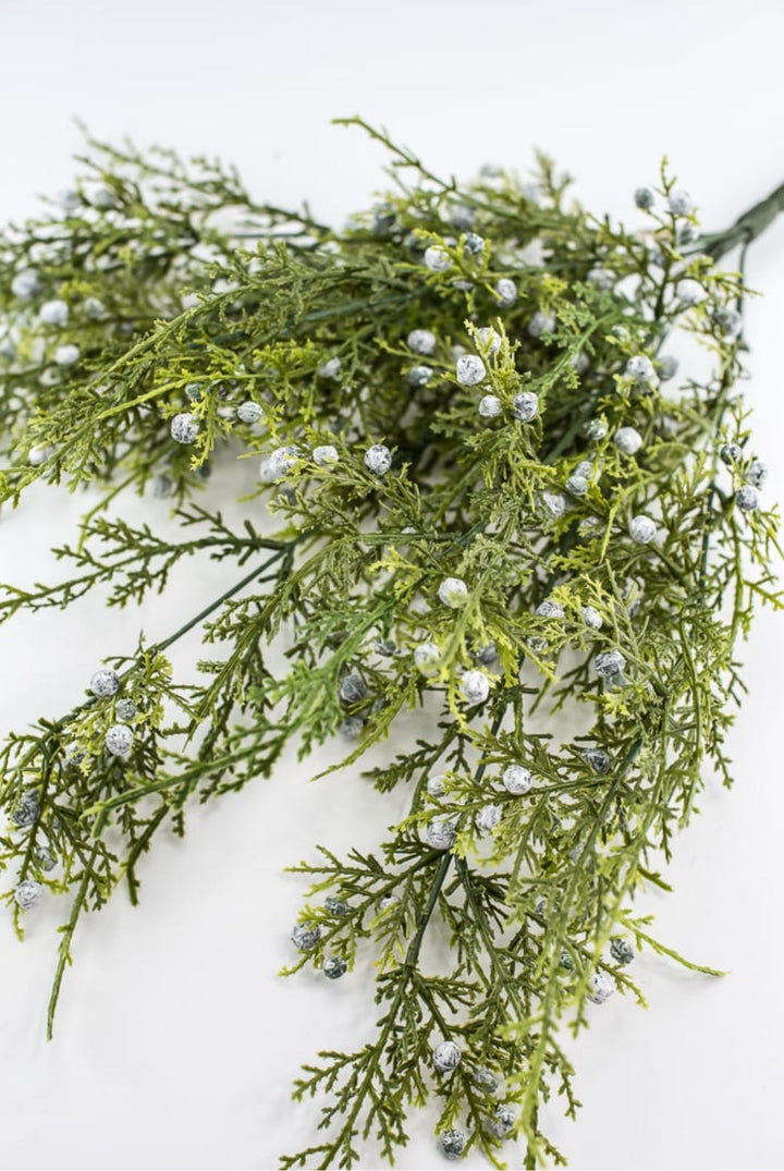 Artificial cedar bush with berries - Greenery Marketartificial greenery216092