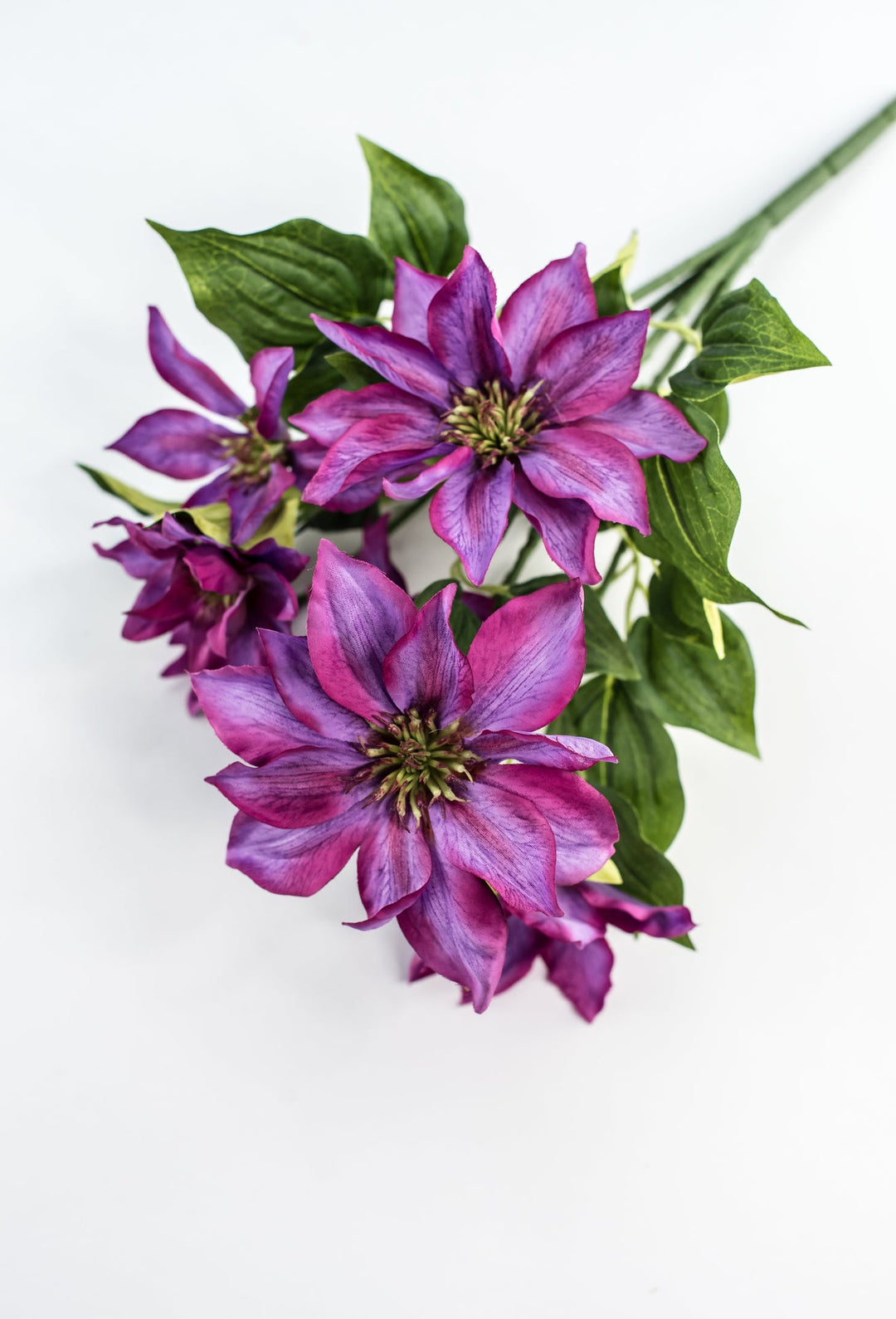 Artificial Clematis Flower Bush - Pink - Greenery MarketFBC326 - OC