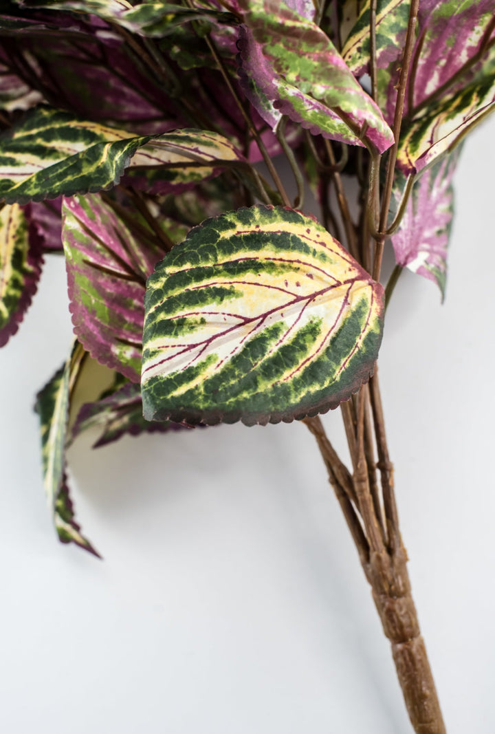 Artificial Coleus Bush - Greenery MarketPBC522 - PK/GR