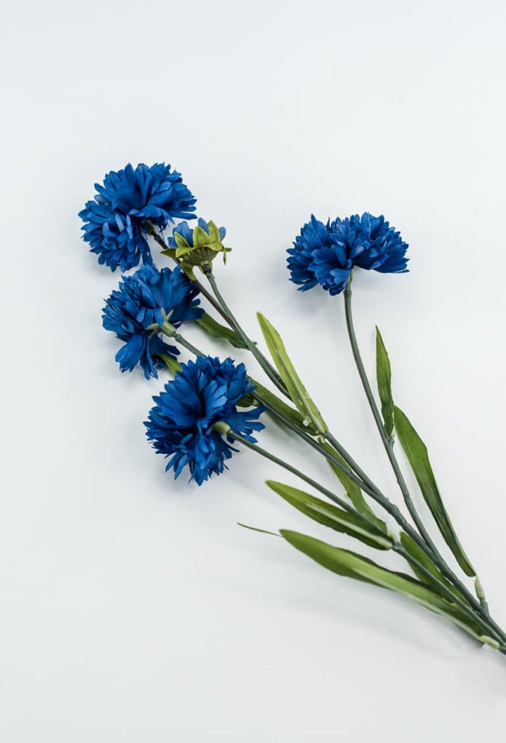 Artificial Cornflower spray, blue flowers - Greenery Marketartificial flowers2084 - DB